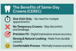 The Benefits of Same-Day Crowns